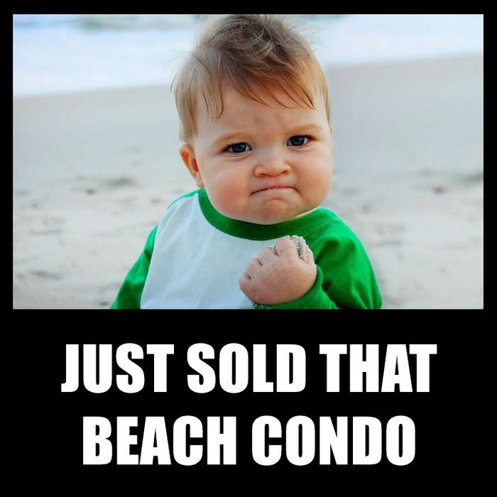 Just sold that beach condo! And most likely using offrs.com services to sell it!
